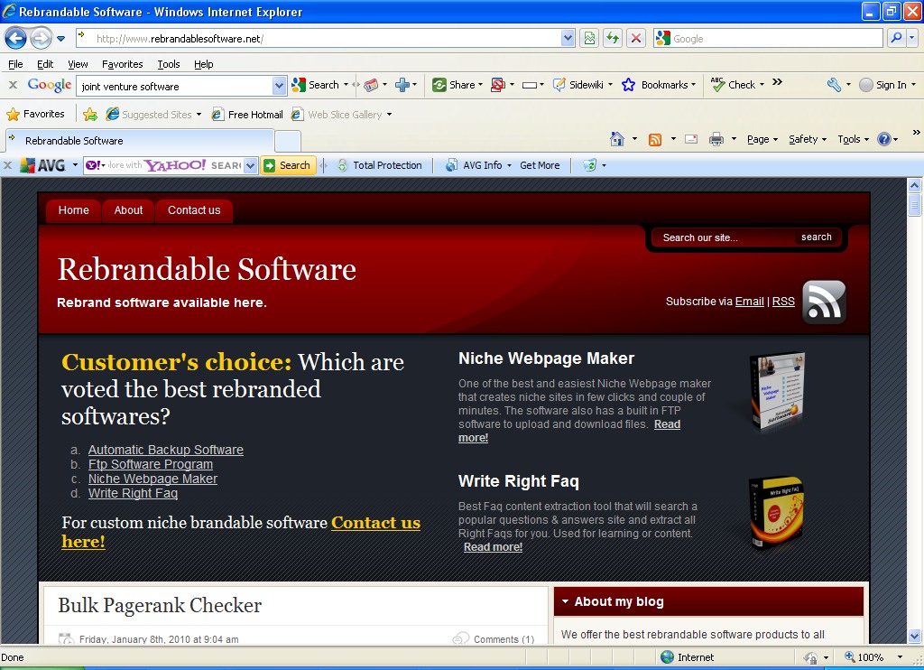 Wordpress Blog design