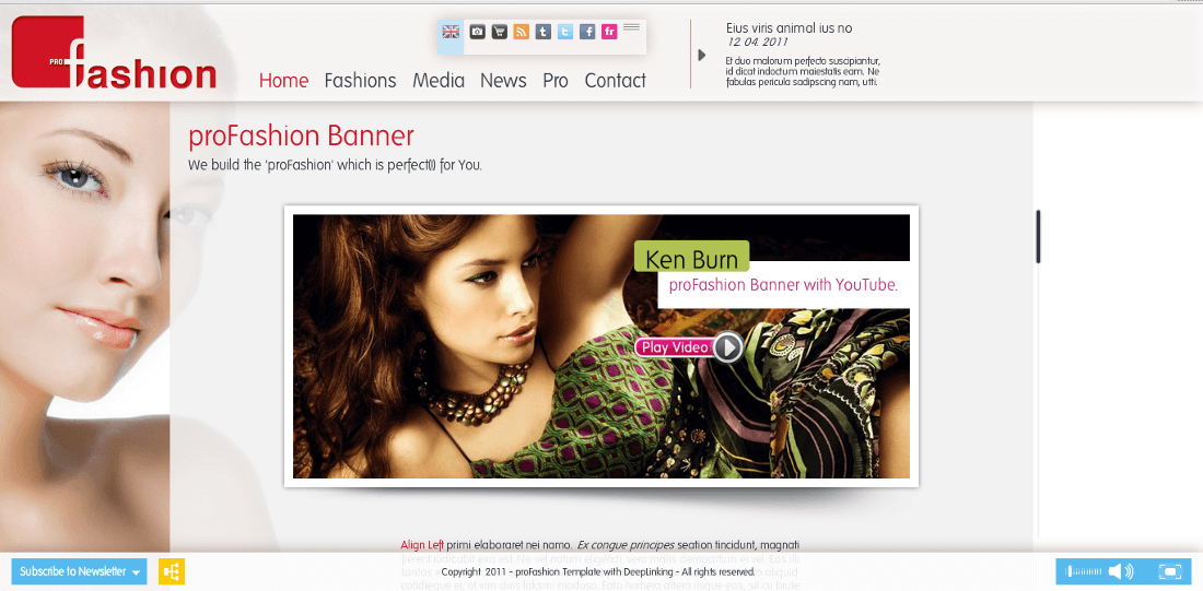 Attractive website design