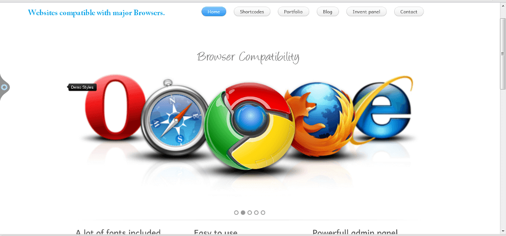 Website compatible with all browsers